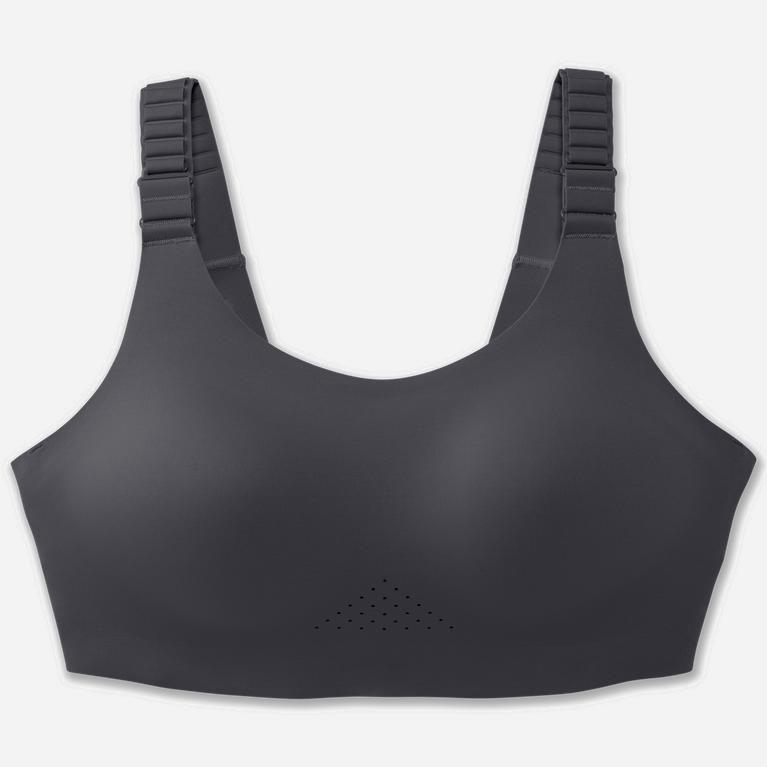 Brooks Dare Scoopback 2.0 Israel - Women's Sports Running Bra - Asphalt/DarkGey (86710-KCDM)